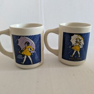 Morton Salt Collector’s set Of 2 Mugs